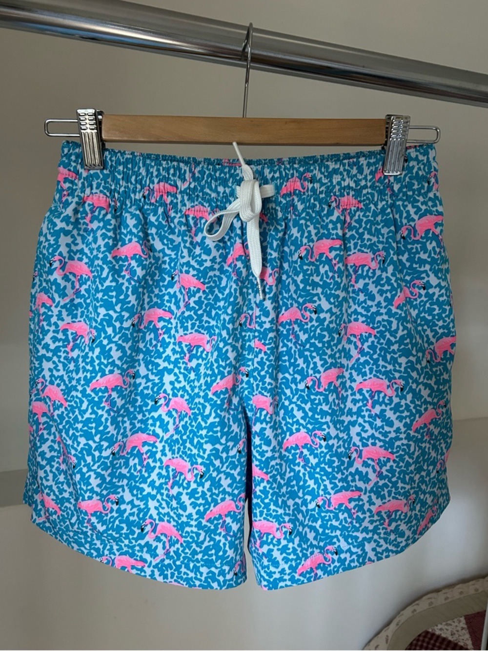 Chubbies Swim Trunks Flamingo Small